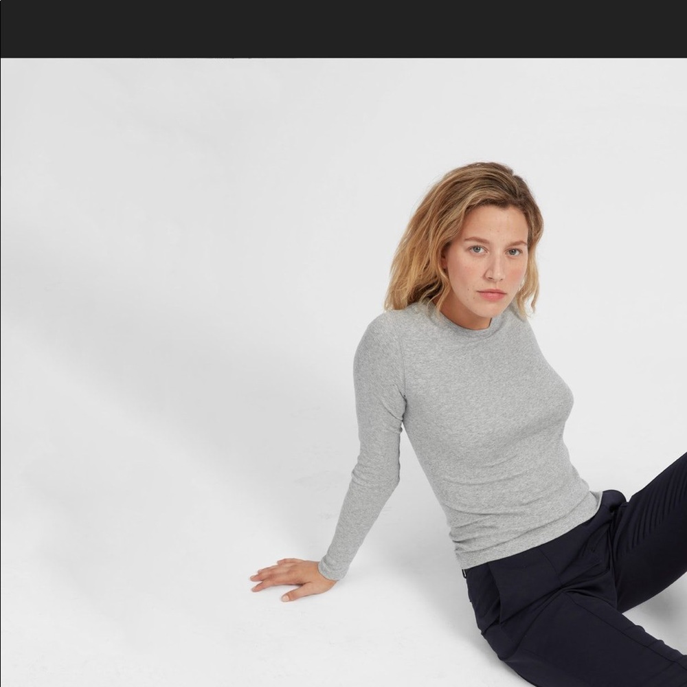 Everlane micro rib long sleeve